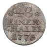 Preussen, 1/48 Taler, 1773 A, Rosetten