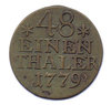 Preussen, 1/48 Taler, 1779 A, Sterne