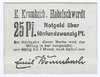 Habelschwerdt (Bystrzyca Klodzka), 25 Pf, o.D. (1921)