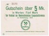 Waldenburg (Walbrzych), 5 Mk, o.D.(1914)